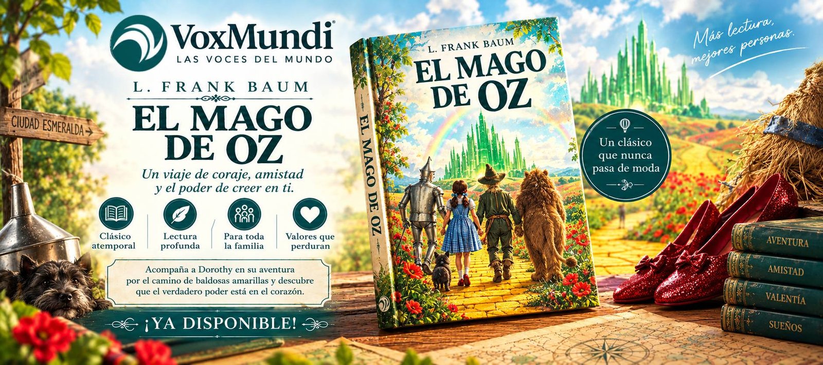 Libro clásico VoxMundi - El Mago de Oz