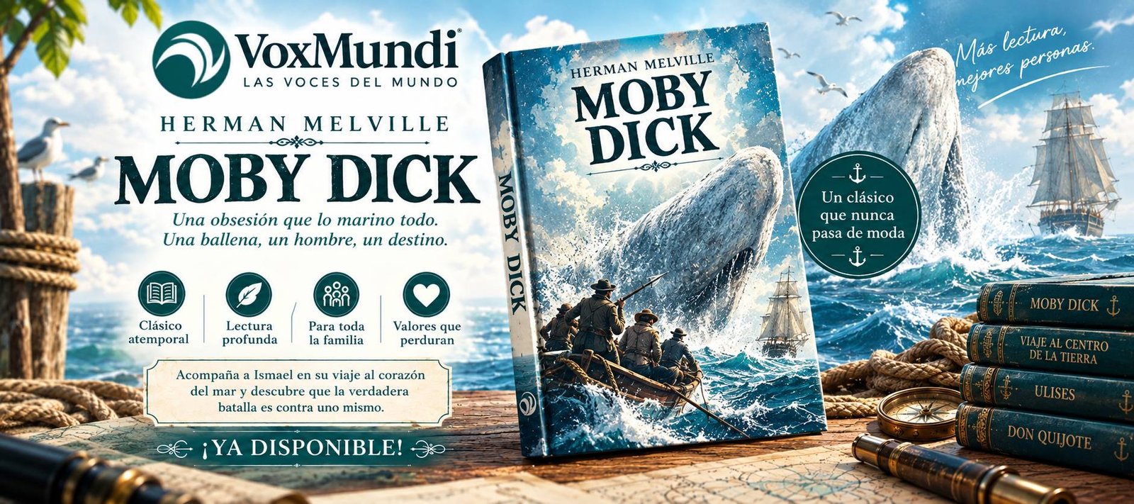 Libro clásico VoxMundi - Moby Dick