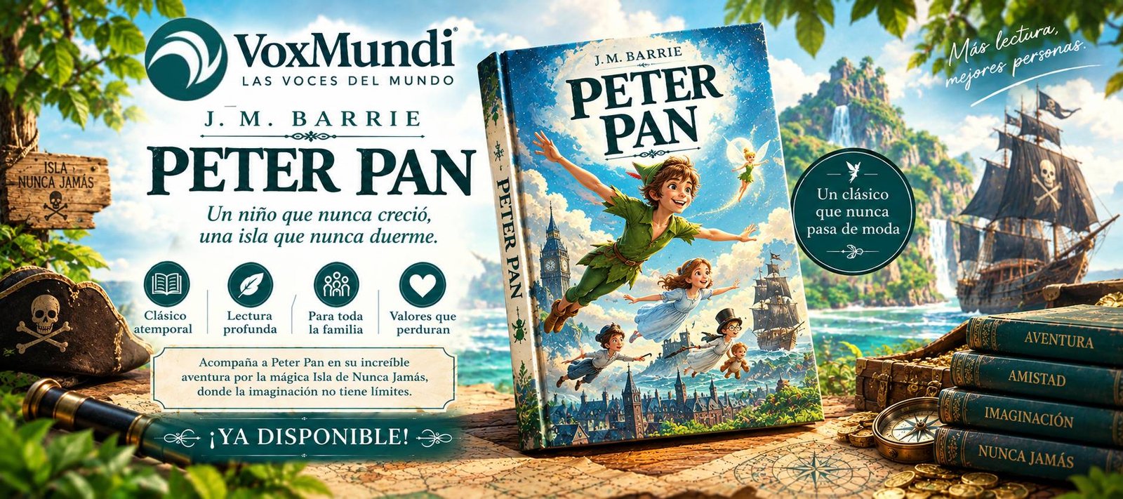 Libro clásico VoxMundi - Peter Pan