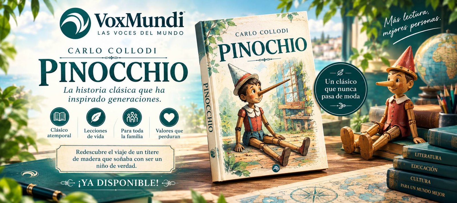Libro clásico VoxMundi - Pinocho